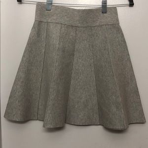 Club Monaco XS grey skater miniskirt